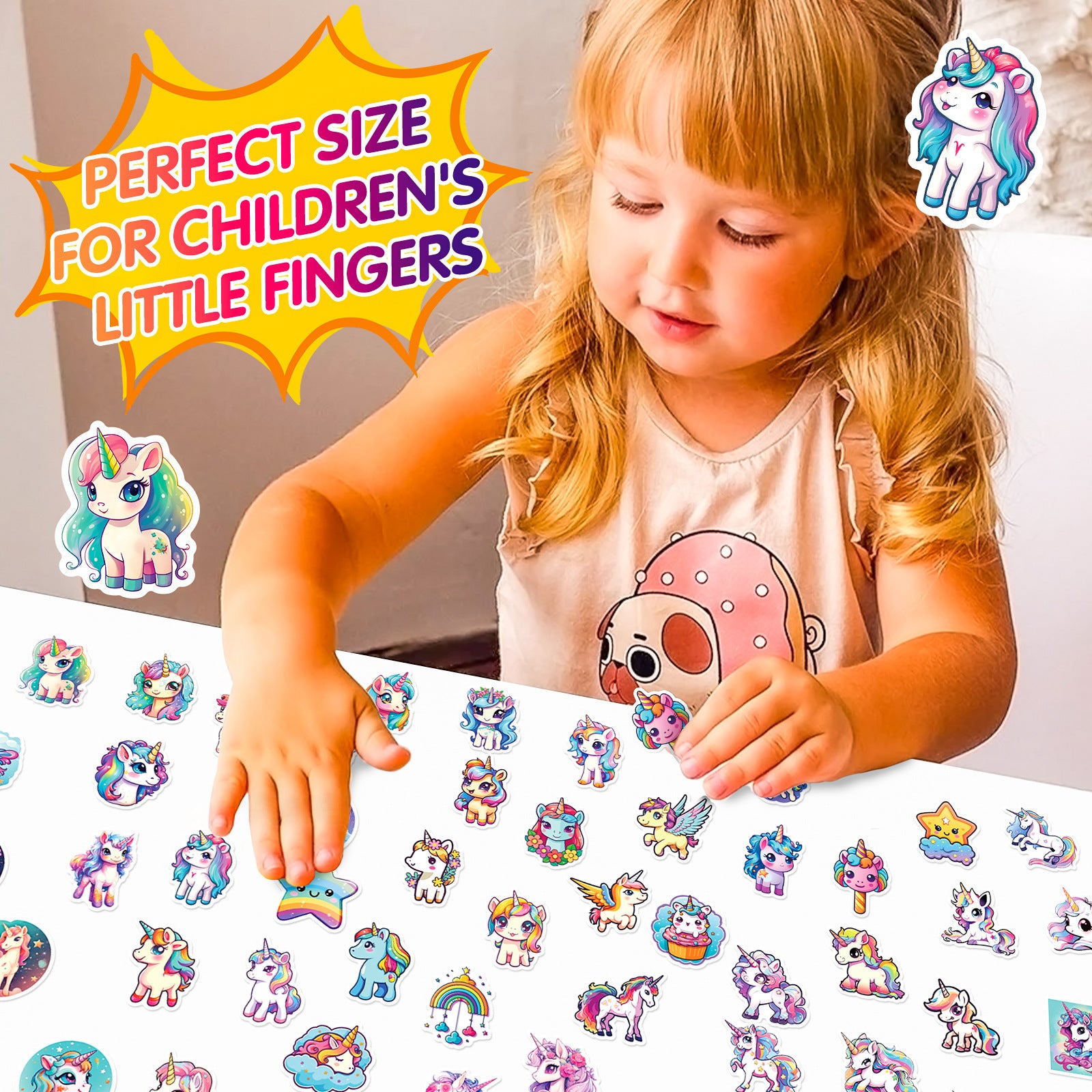 Wholesale 50pcs various styles of stickers personalized DIY decorative stickers unicorn waterproof stickers